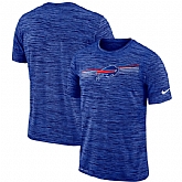 Buffalo Bills Nike Sideline Velocity Performance T-Shirt Heathered Royal,baseball caps,new era cap wholesale,wholesale hats